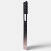 Diamonds Lips Glitter Ombre Roos Gold Case-Mate iPhone Case (Achterkant / Rechts)