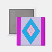 Diamonds Magnet Magneet (Voorkant / Achterkant)