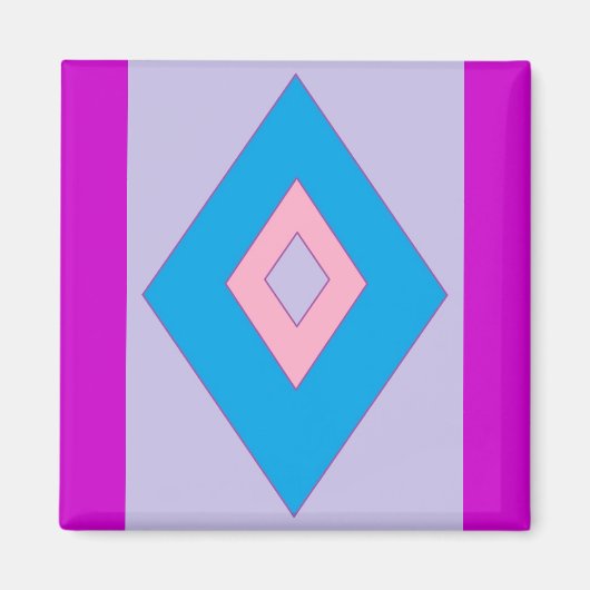 Diamonds Magnet Magneet (Voorkant)