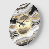 Diamonds Marble 50 Wedding Jubileum Grote Klok (Hoek)