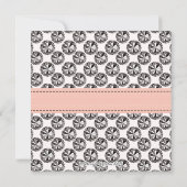 Diamonds Martini Bachelorette Party Kaart (Achterkant)