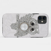 Diamonds Owl & Paisley Lace, bedrukt AFBEELDING Case-Mate iPhone Case (Achterkant (horizontaal))