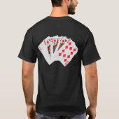 Diamonds Royal Flush Poker Shirt (Achterkant)
