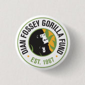 Dian Fossey Gorilla Fund Button (Voorkant)