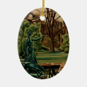 Diana Artemis sculptuur in tuinen Keramisch Ornament