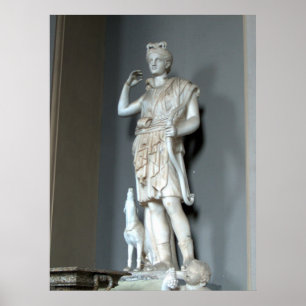 Diana (Artemis) Statuut van het Vaticaan in Rome Poster