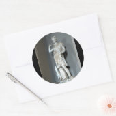 Diana (Artemis) Statuut van het Vaticaan in Rome Ronde Sticker (Envelop)