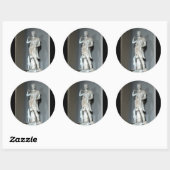 Diana (Artemis) Statuut van het Vaticaan in Rome Ronde Sticker (Vel)