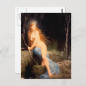 Diana - beroemd  schilderij - Lefebvre Briefkaart (Voorkant / Achterkant)