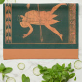 Diana en een engel,  Romeinse mythologie Theedoek (Gevouwen)