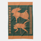 Diana en een engel,  Romeinse mythologie Theedoek (Verticaal)