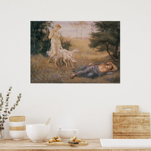 Diana en Endymion Poster (Keuken)