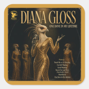 Diana Gloss Album: een parodie Vierkante Sticker