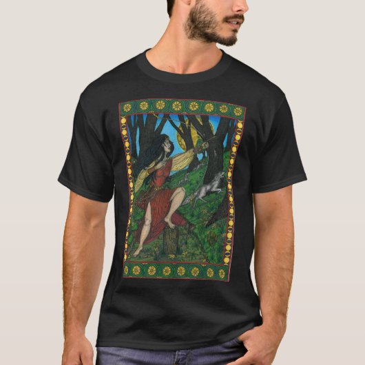 Diana Goddess van de Hunt T-shirt (Voorkant)