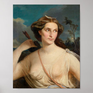 Diana, godin van de jacht   anoniem poster