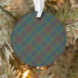 Diana Hunting Mode Princess Tartan Pset Ornament