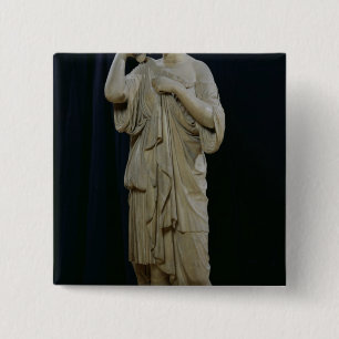 Diana of Gabii Vierkante Button 5,1 Cm