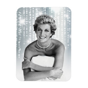 Diana, prinses van Wales 1990 gestileerd Magneet