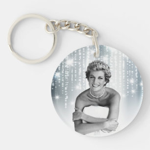 Diana, prinses van Wales 1990 gestileerd Sleutelhanger