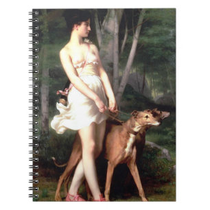 Diana The Huntress by Gaston Casimir Saint Pierre Notitieboek
