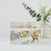 Diana Wood's bruiloft: terugzending van de kerk Briefkaart (Staand voorkant)