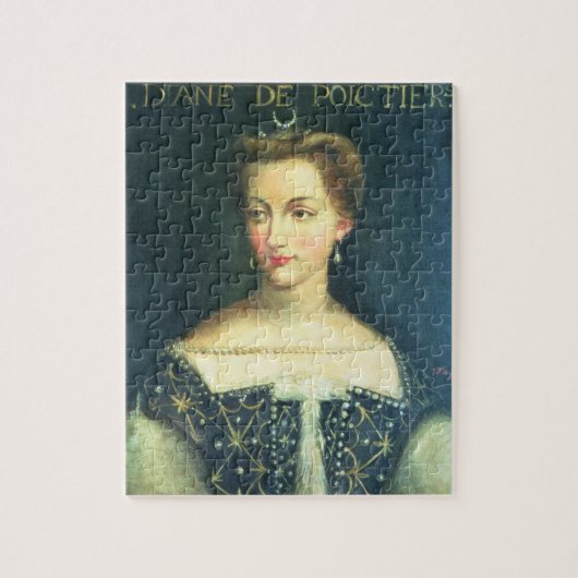 Diane de Poitiers (olie op canvas) Legpuzzel (Verticaal)