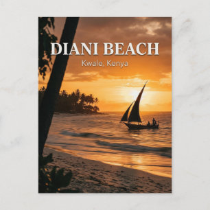 Diani Beach, Ukunda, Kwale County Briefkaart