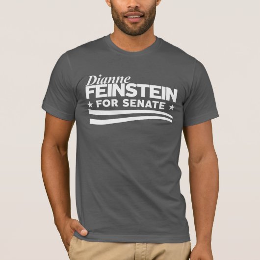 Dianne Feinstein voor senaat T-shirt (Voorkant)