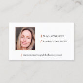 Dianne McMurrough Visitekaartje (Achterkant)