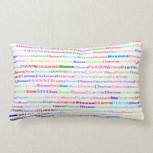Dianne Text Design II Lumbar Pillow Kussen