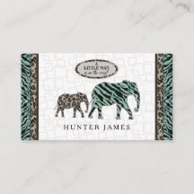 Diaper Baby shower Raffle Ticket Elephant Safari