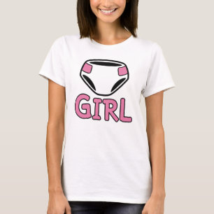 DIAPER GIRL T-SHIRT