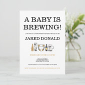 Diaper Kegger Invitation Beer & Diapers Dad Shower (Debout devant)