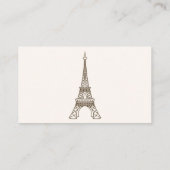 Diaper Raffle Paris French Patisserie Baby Shower Informatiekaartje (Achterkant)