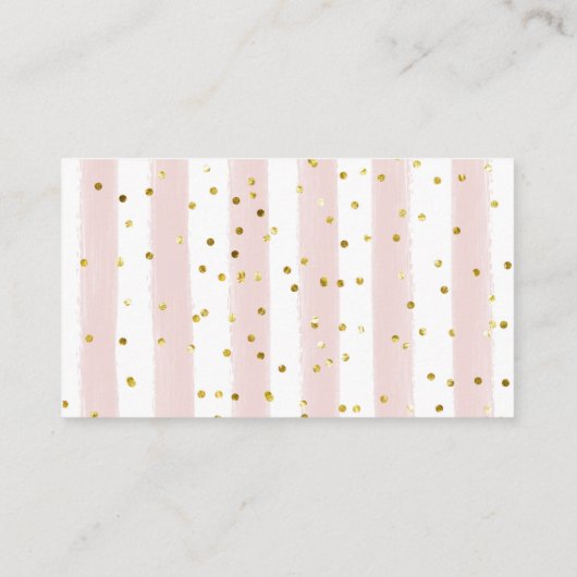 Diaper Raffle Tea Party Pastel Floral Informatiekaartje (Achterkant)