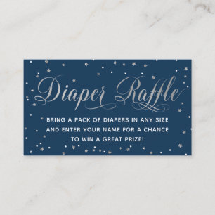 Diaper Raffle Ticket, Twinkle Little Star Informatiekaartje