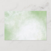 Diaper Sinaasappel Cutie Baby shower Informatiekaartje (Achterkant)