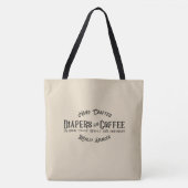 Diapers en Coffee Ironic Funny Retro Restaurant Tote Bag (Voorkant)