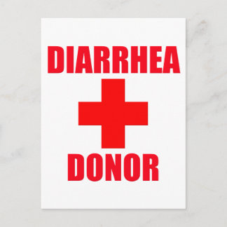 Diarree Donor Briefkaart