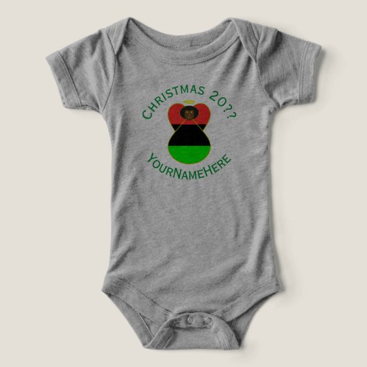 Diaspora africaine Angel Noël Drapeau personnalisé (Design Recto)