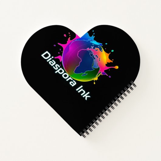 Diaspora Ink Heart Journal / Notitieboek (Achterkant)