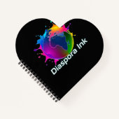 Diaspora Ink Heart Journal / Notitieboek (Voorkant)