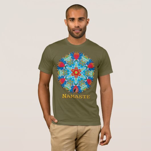 Diatome Namaste Kaleidoscoop T-shirt (Voorkant volledig)