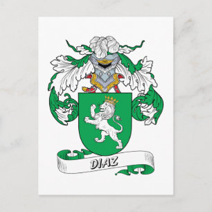 Diaz Family Crest Briefkaart
