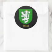 Diaz Family Shield Stickers (Tas)