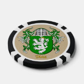 Diaz Heraldic Arms Poker Chips (Enkel)