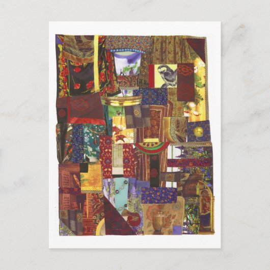 Dibble_Art20_Crazed_Quilt Briefkaart (Voorkant)