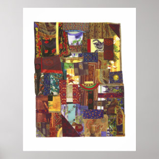 Dibble_Art20_Crazed_Quilt Poster