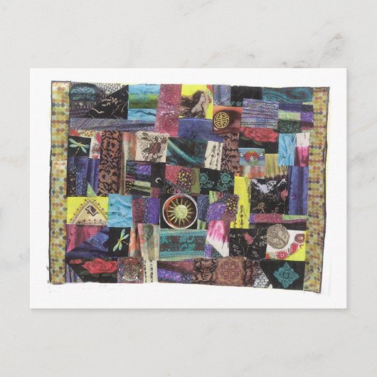 Dibble_Artworks_043_Crazed_Quilt_2 Briefkaart (Voorkant)