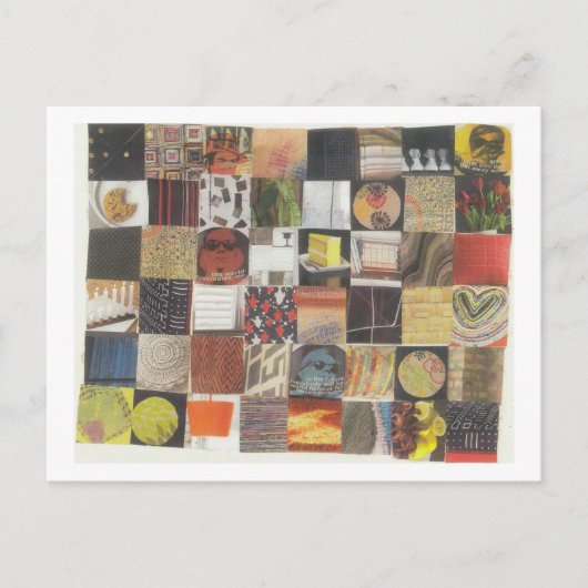 Dibble_Artworks_078_Sun_And_Shadows_Quilt_Number_T Briefkaart (Voorkant)